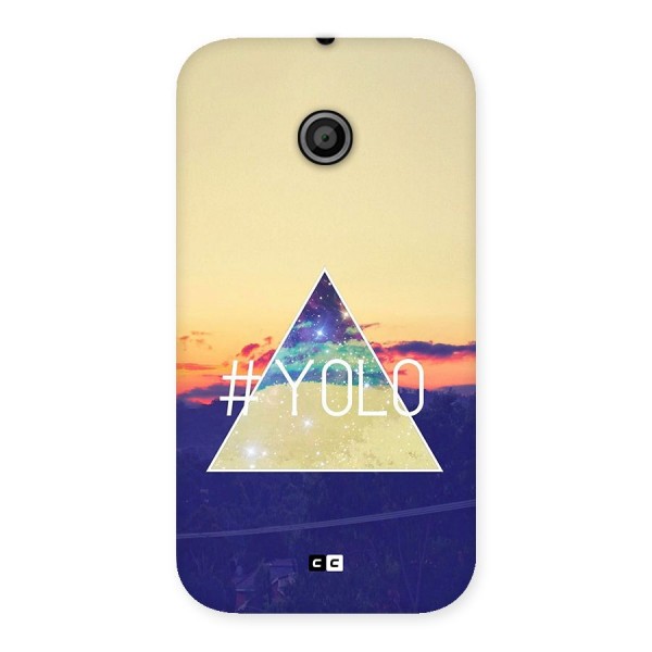 Yolo illuminati Back Case for Moto E