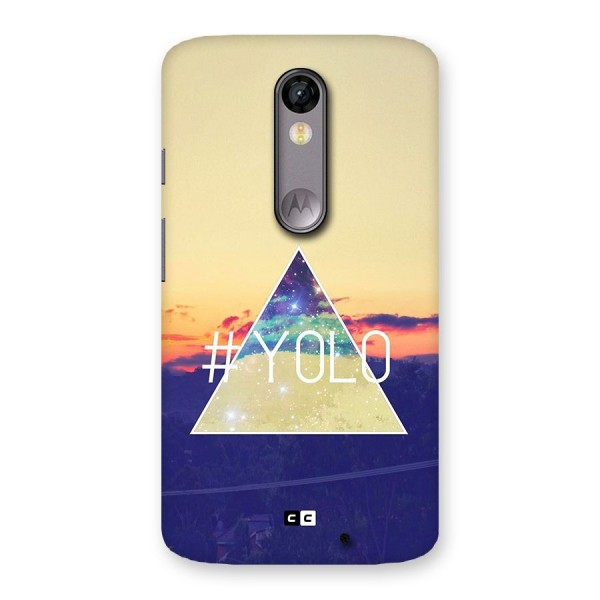 Yolo illuminati Back Case for Moto X Force