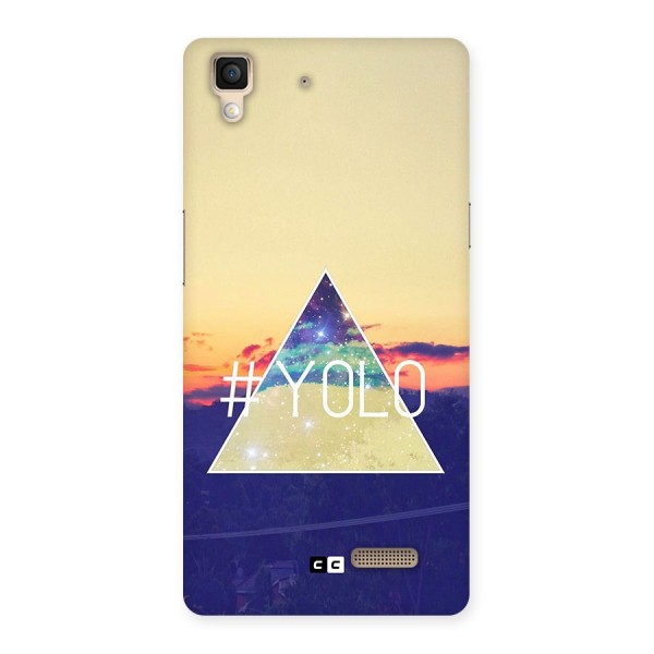 Yolo illuminati Back Case for Oppo R7