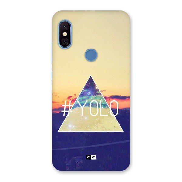 Yolo illuminati Back Case for Redmi Note 6 Pro