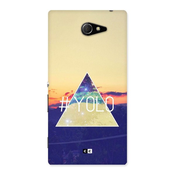 Yolo illuminati Back Case for Xperia M2