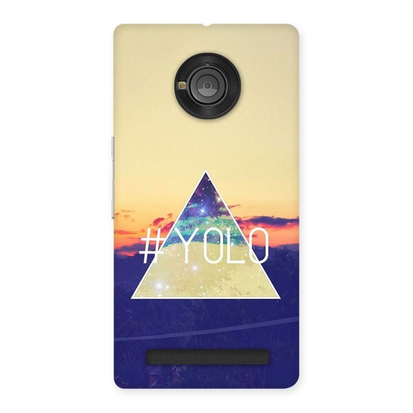 Yolo illuminati Back Case for Yuphoria