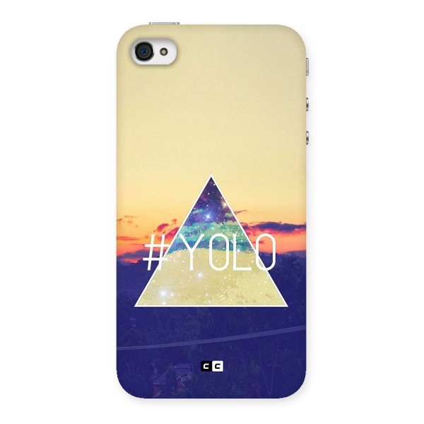 Yolo illuminati Back Case for iPhone 4 4s