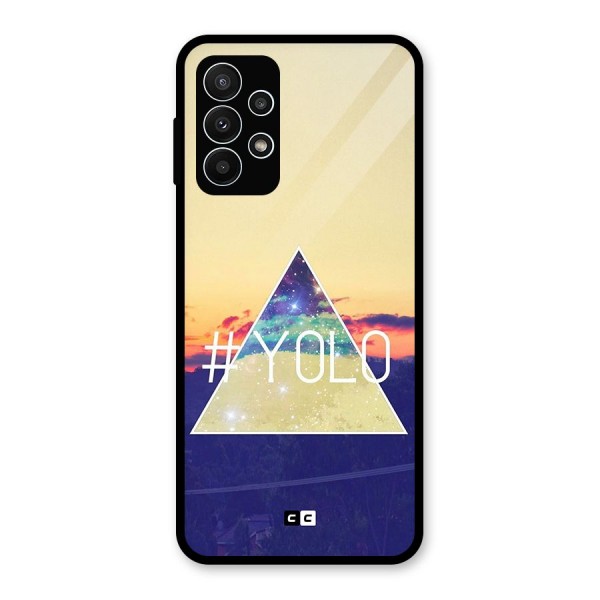 Yolo illuminati Glass Back Case for Galaxy A23