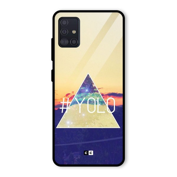 Yolo illuminati Glass Back Case for Galaxy A51