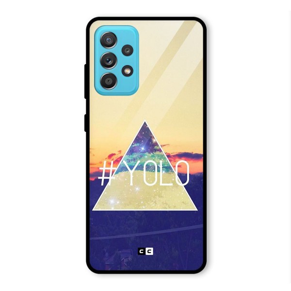 Yolo illuminati Glass Back Case for Galaxy A52s 5G