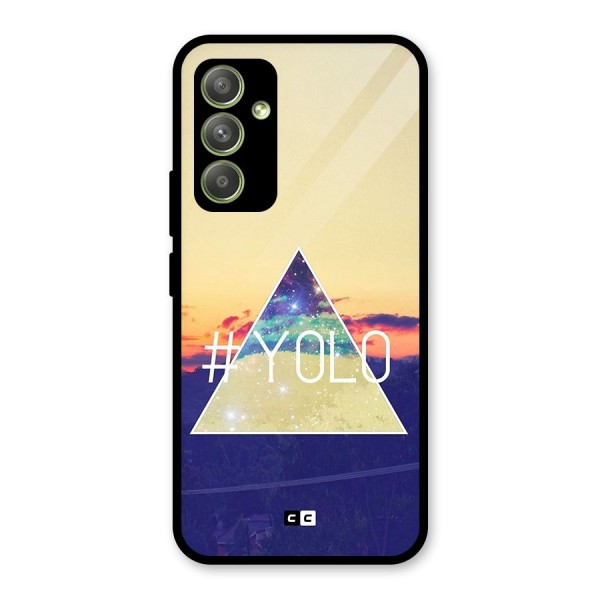 Yolo illuminati Glass Back Case for Galaxy A54