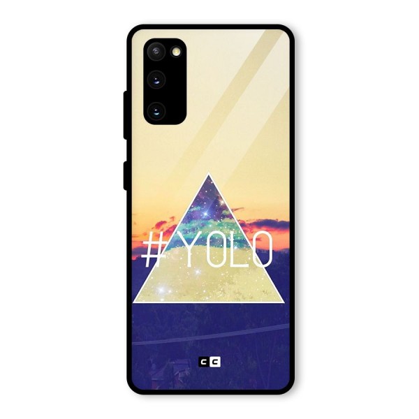 Yolo illuminati Glass Back Case for Galaxy S20 FE 5G