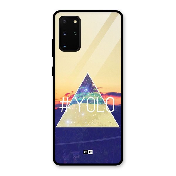 Yolo illuminati Glass Back Case for Galaxy S20 Plus