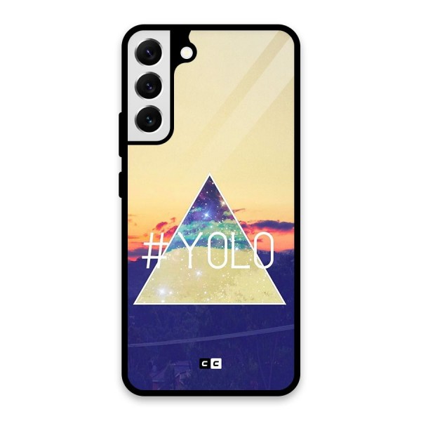 Yolo illuminati Glass Back Case for Galaxy S22 Plus 5G