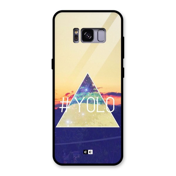 Yolo illuminati Glass Back Case for Galaxy S8