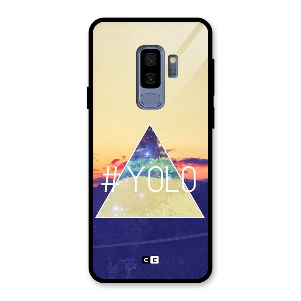 Yolo illuminati Glass Back Case for Galaxy S9 Plus