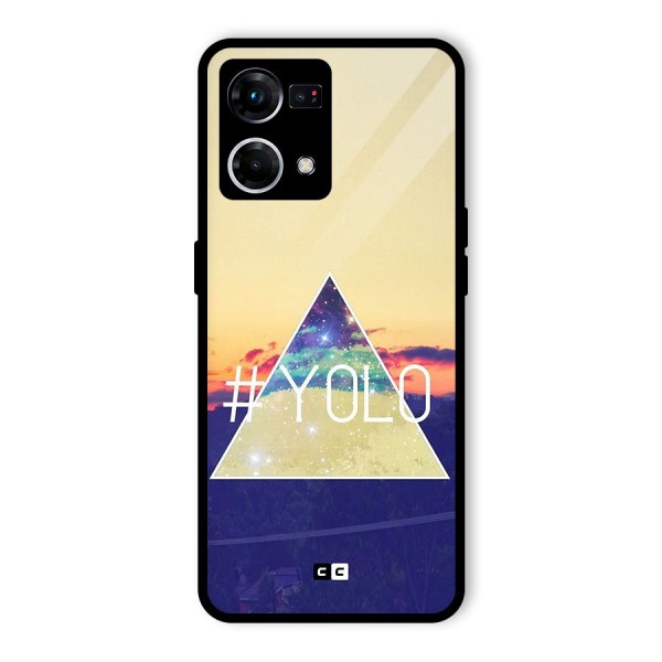 Yolo illuminati Glass Back Case for Oppo F21 Pro 5G