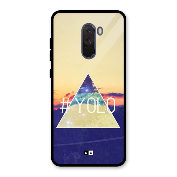 Yolo illuminati Glass Back Case for Poco F1