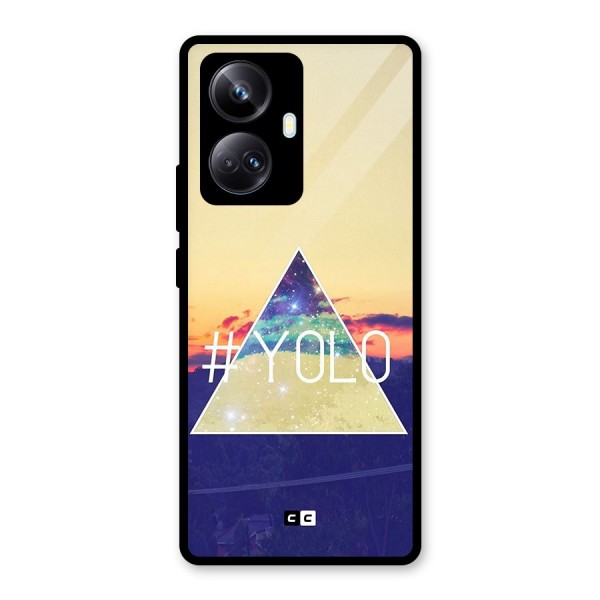 Yolo illuminati Glass Back Case for Realme 10 Pro Plus