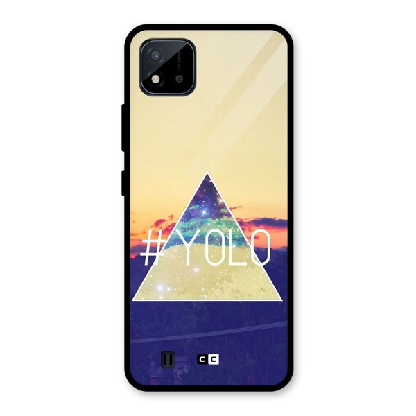 Yolo illuminati Glass Back Case for Realme C11 2021