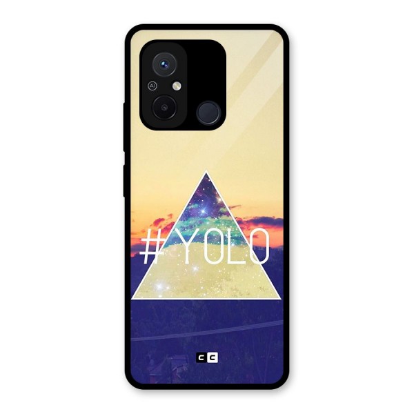 Yolo illuminati Glass Back Case for Redmi 12C