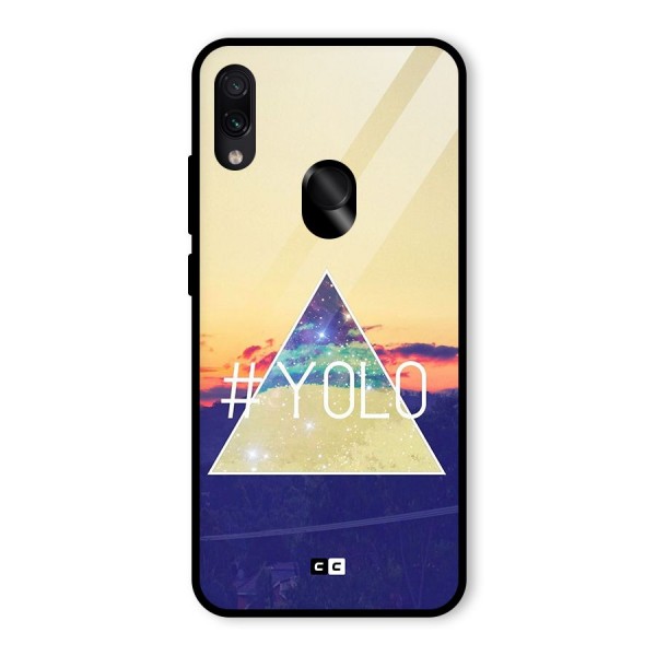 Yolo illuminati Glass Back Case for Redmi Note 7