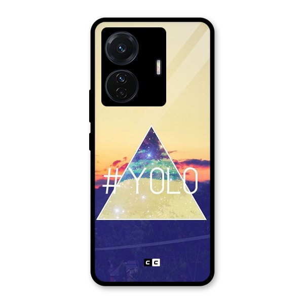 Yolo illuminati Glass Back Case for Vivo T1 Pro