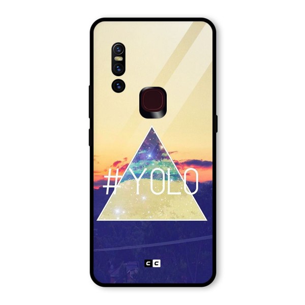 Yolo illuminati Glass Back Case for Vivo V15