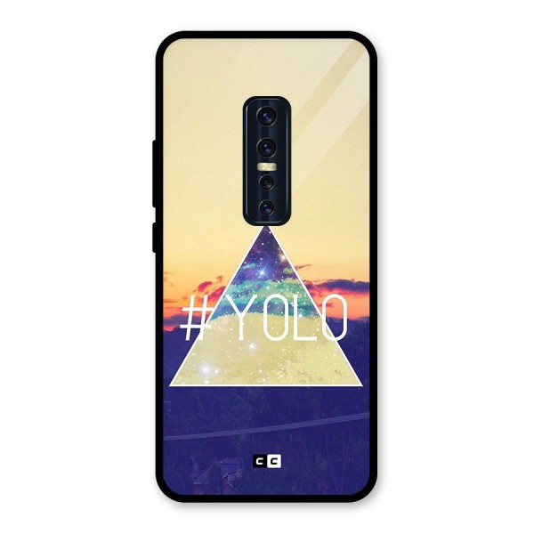 Yolo illuminati Glass Back Case for Vivo V17 Pro