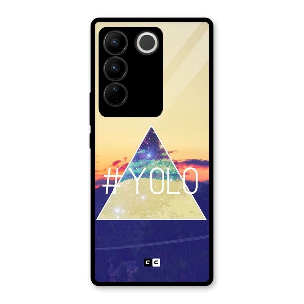 Yolo illuminati Glass Back Case for Vivo V27