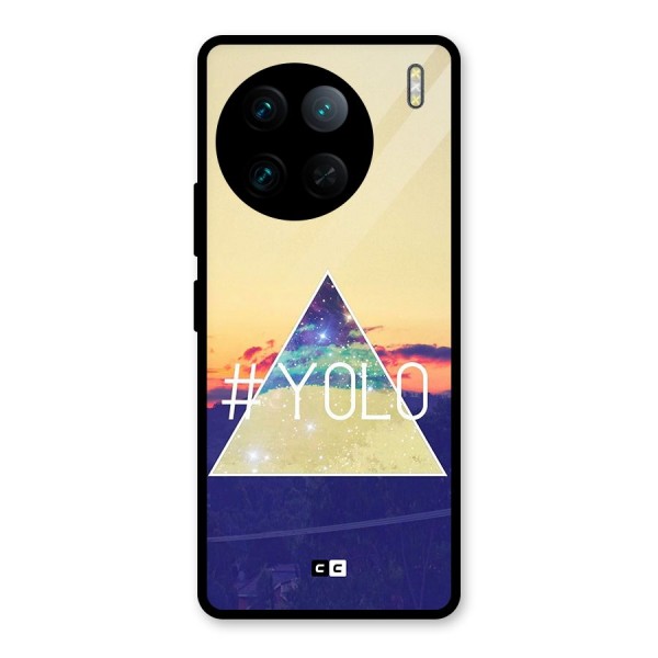 Yolo illuminati Glass Back Case for Vivo X90 Pro