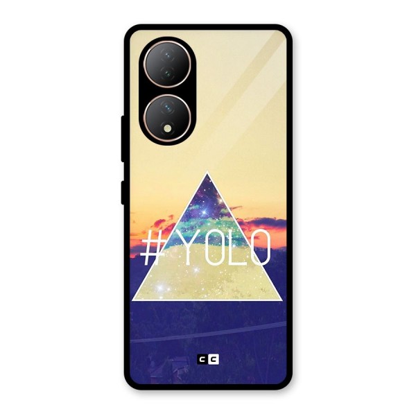 Yolo illuminati Glass Back Case for Vivo Y100A