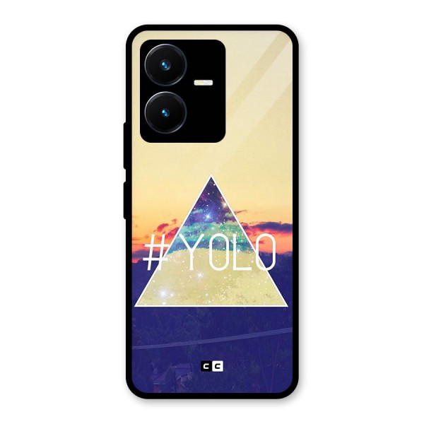 Yolo illuminati Glass Back Case for Vivo Y22