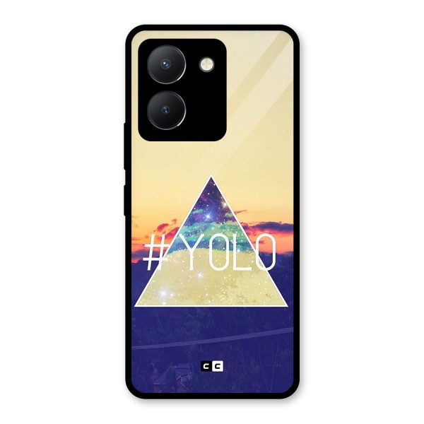 Yolo illuminati Glass Back Case for Vivo Y36