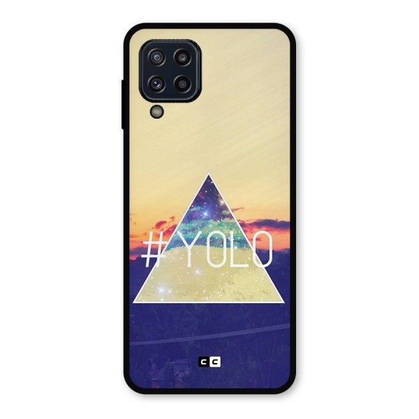 Yolo illuminati Metal Back Case for Galaxy M32