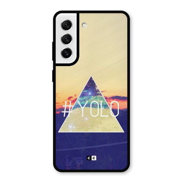 Yolo illuminati Metal Back Case for Galaxy S21 FE 5G