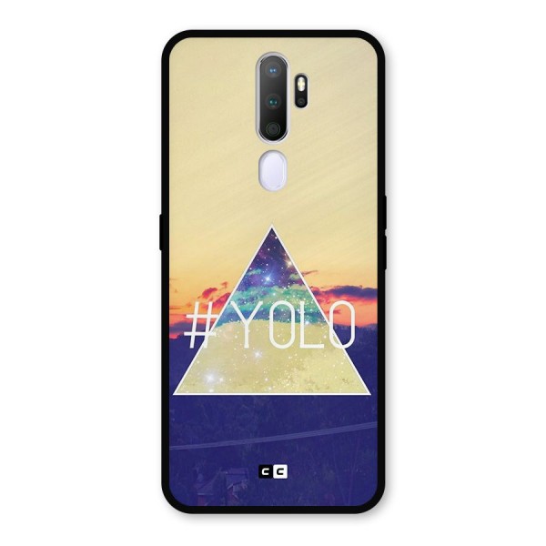 Yolo illuminati Metal Back Case for Oppo A5 (2020)