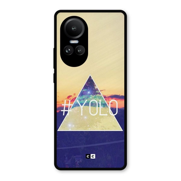 Yolo illuminati Metal Back Case for Oppo Reno10