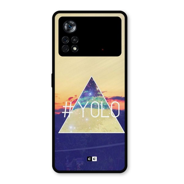 Yolo illuminati Metal Back Case for Poco X4 Pro 5G