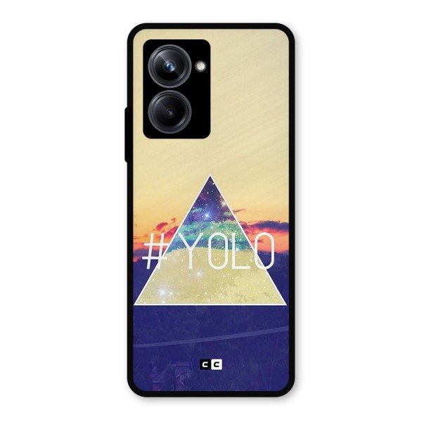 Yolo illuminati Metal Back Case for Realme 10 Pro