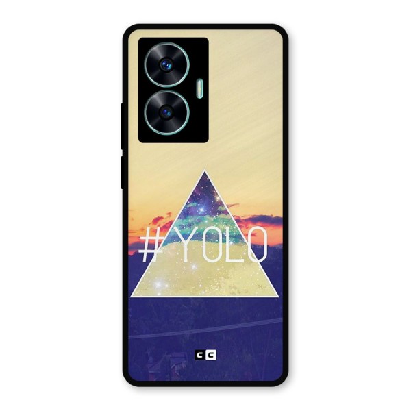 Yolo illuminati Metal Back Case for Realme C55