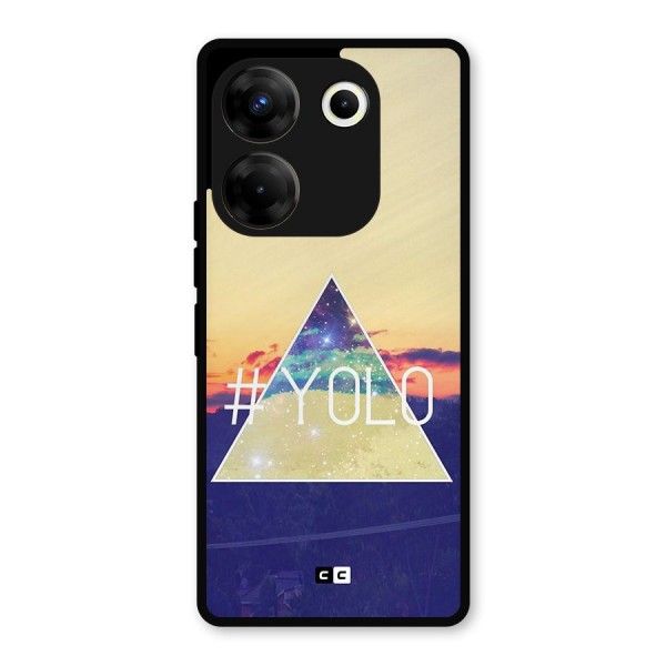 Yolo illuminati Metal Back Case for Tecno Camon 20 Pro