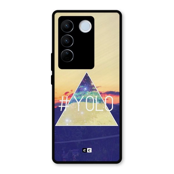 Yolo illuminati Metal Back Case for Vivo V27 Pro