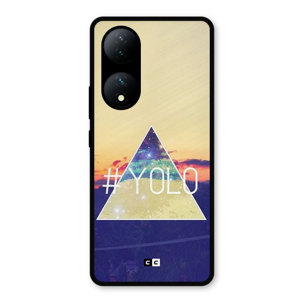 Yolo illuminati Metal Back Case for Vivo Y100a