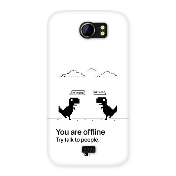 You Are Offline Back Case for Canvas 2 A110