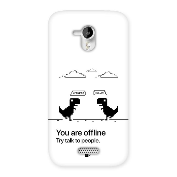 You Are Offline Back Case for Canvas HD A116