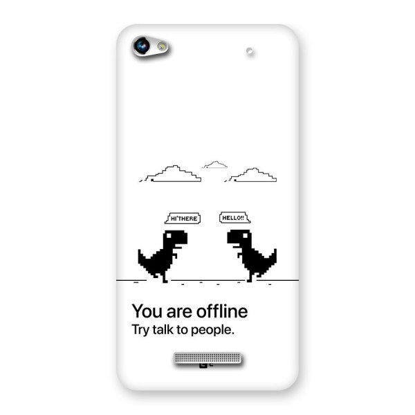 You Are Offline Back Case for Canvas Hue 2 A316