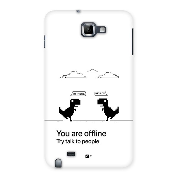 You Are Offline Back Case for Galaxy Note