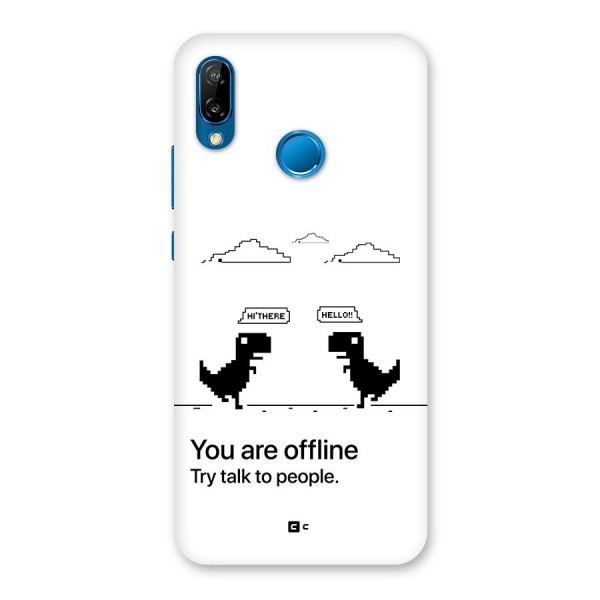 You Are Offline Back Case for Huawei P20 Lite