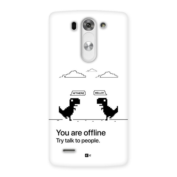 You Are Offline Back Case for LG G3 Beat