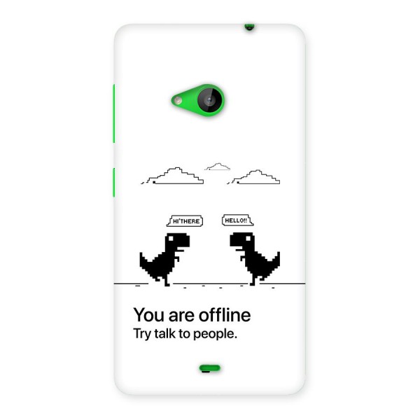 You Are Offline Back Case for Lumia 535