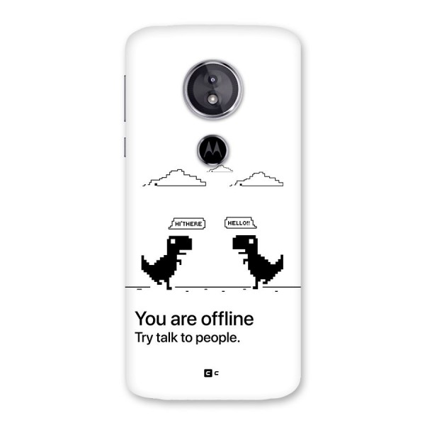 You Are Offline Back Case for Moto E5