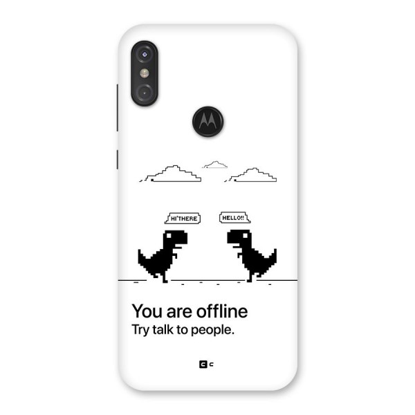 You Are Offline Back Case for Motorola One Power