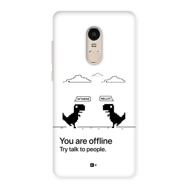 You Are Offline Back Case for Redmi Note 4